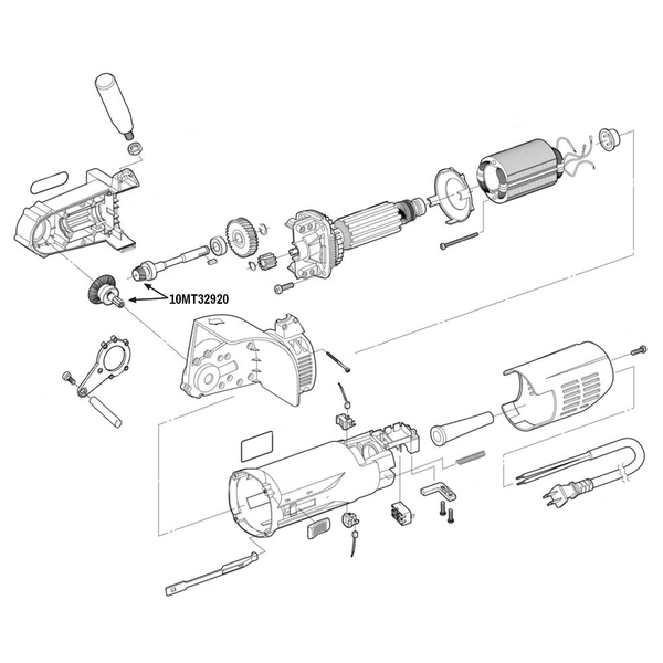 Monti Bristle Blaster Bevel And Pinion Gear Set (Quantity Of Two) 10MT32920